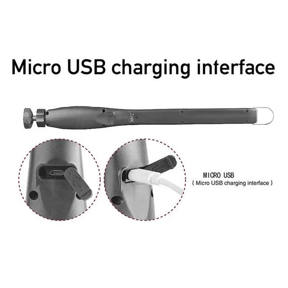 Ручний компактний ліхтарик BL 821 + з магнітом COB 18650 battery usb charge | Зображення 3