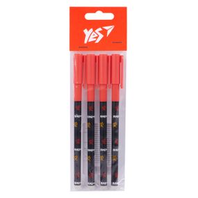 Набор ручек гелевых пиши-стирай YES Anime 450183 0.5 мм синий 4 шт