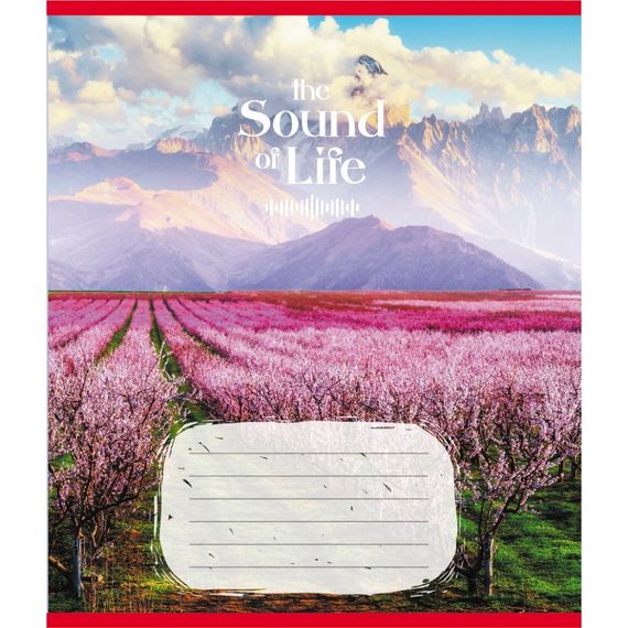 Зошит учнівський "Музика життя" 036-580266L-3 в лінію, 36 аркушів