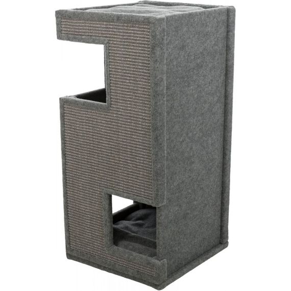 Дряпка-будиночок Trixie Gabriel для котів сизаль сіра 38х38х78 см | Зображення 2