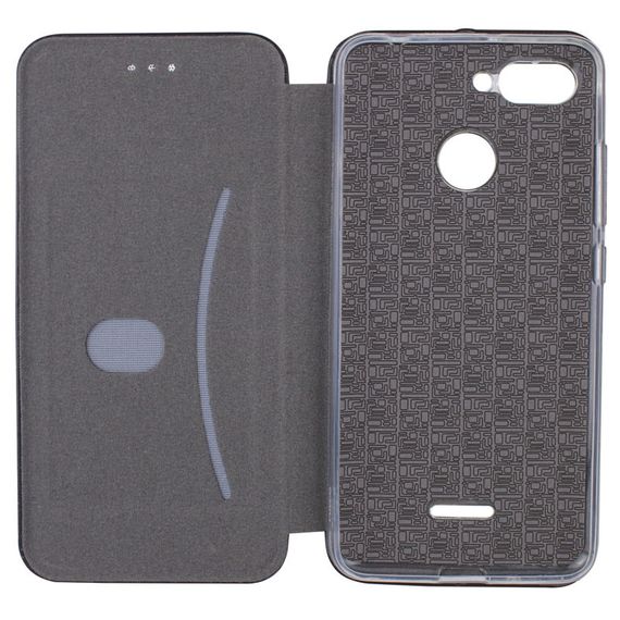 Шкіряний чохол-книжка Classy для Xiaomi Redmi 6 Чорний | Зображення 4