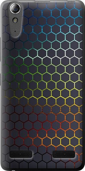 Чехол на Lenovo K3 (K30-t) Переливающиеся соты "498u-114-17620"
