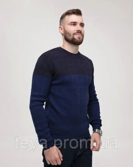 Светр колір синій розміри M, L, XL FI_009513 | Зображення 1