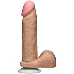 Фалоімітатор Doc Johnson The Realistic Cock 8 inch White - ULTRASKYN, Vack-U-Lock (м'яте паковання!!!) Sex Aura