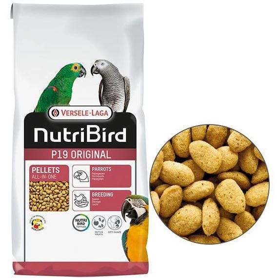 Versele-Laga NutriBird p19 Original Breeding верселе-лага корм для великих папуг 10 кг