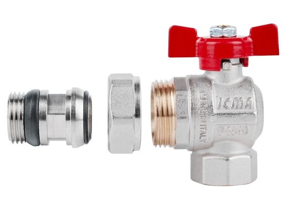 Кран кульовий Icma FAR. ROSSA 3/4" кутовий №362 (87362AE11) | Зображення 2