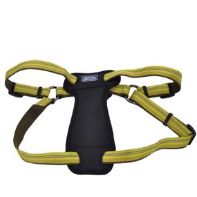 Шлей для собак світловідбивна Coastal K9 Explorer Harness, 66-96 см, жовтий
