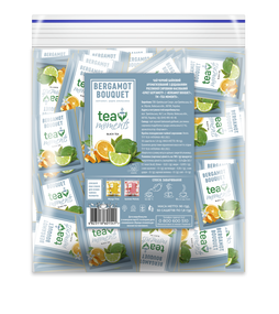 Чай Tea Moments "Bergamot Bouquet" чорний зі смаком бергамоту, 50 сашетів