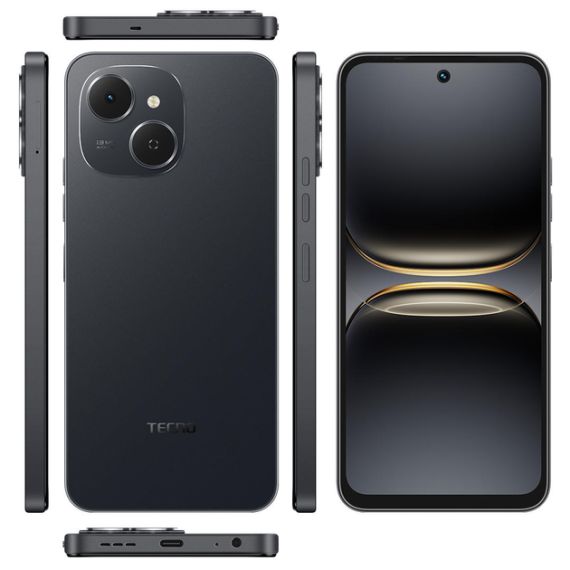 Смартфон Tecno Spark 40C (KM4k) 4/128GB Ink Black (4894947092459) | Зображення 7