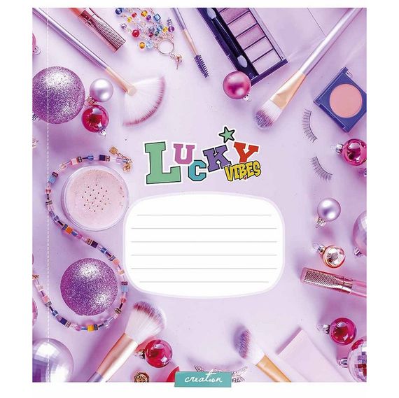 Тетрадь ученическая "Lucku Vibes" 024-3360K-4 в клетку, 24 листов