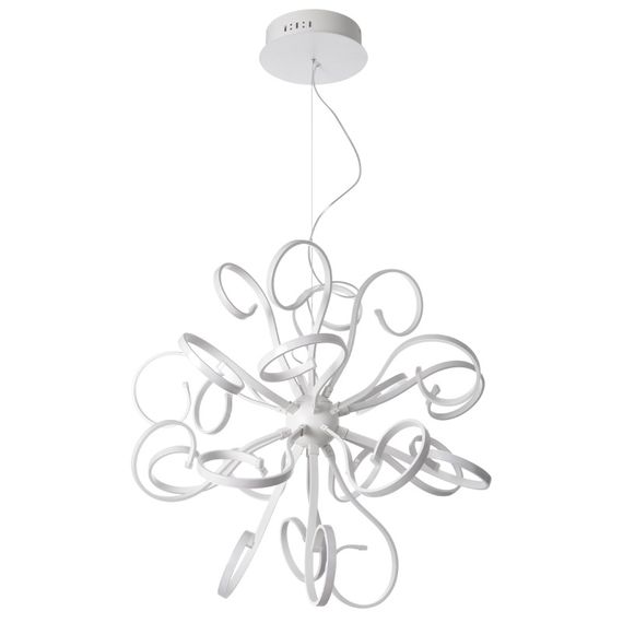 Светильник потолочный подвесной светодиодный для натяжного потолка BL-376S/120W WH led