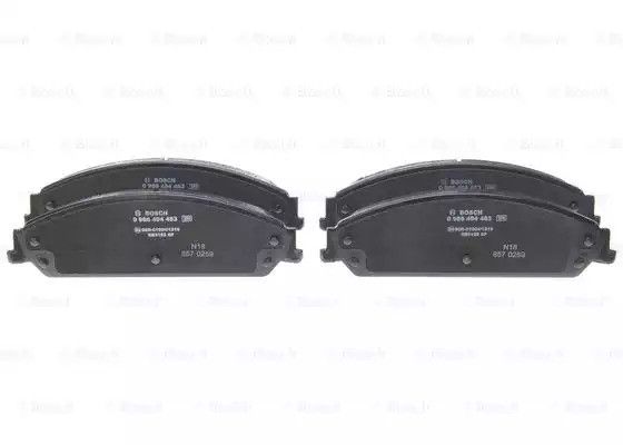 Колодки гальмівні дискові CHRYSLER передн.  BOSCH (0986494483)