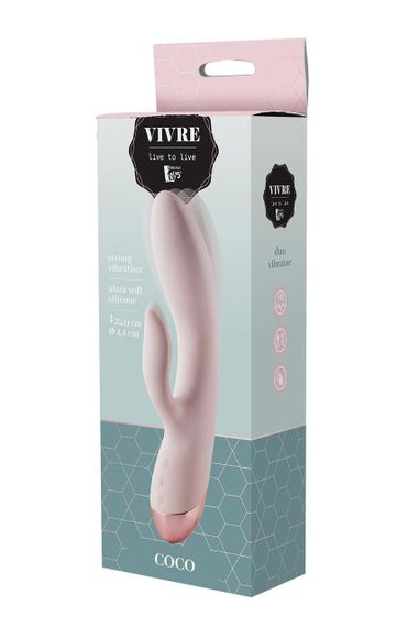 Вібратор кролик Dream Toys VIVRE DUO VIBE COCO sexstyle | Зображення 5
