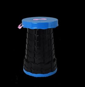 Складной стул Telescopic stool (раскладной телескопический стул) Голубой