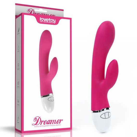 Вібромасажер із кліторальним стимулятором Rabbit Vibrator Rechargeable sexstyle