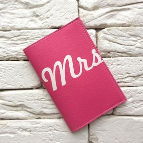 Обложка для паспорта Mrs (розовый)