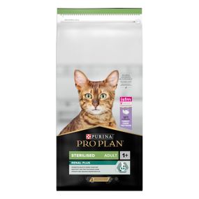 Сухой корм для кошек для профилактики заболеваний почек с индейкой Purina ProPlan Sterilised Renal Plus 1.5 кг