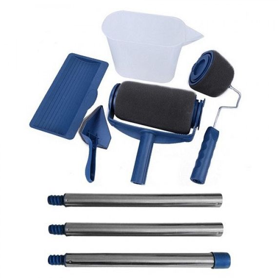 Набір для фарбування стін стелі підлоги валик з резервуаром Paint Roller 5 в 1 | Зображення 4