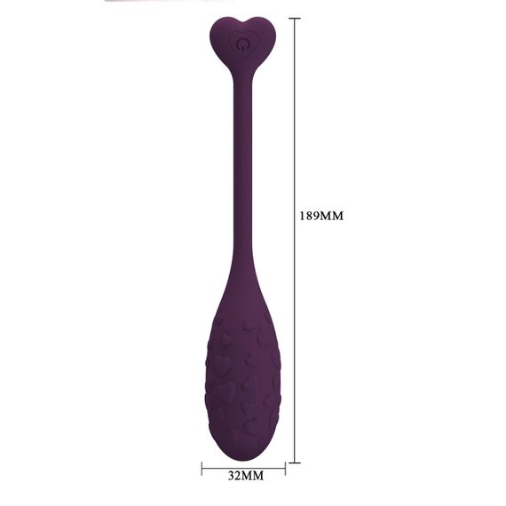 Віброяйце кероване смартфоном Pretty Love - Fisherman Purple Mobile APP, BI-300016HP-1 Sex Aura | Зображення 6