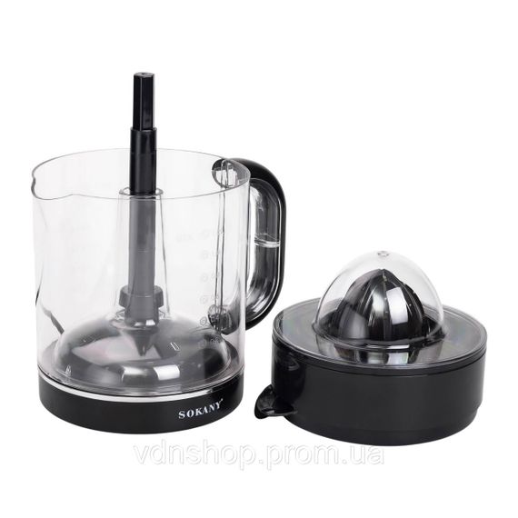 Соковыжималка для цитрусовых электрическая 30 Вт 1.2 л пресс для апельсинов Sokany SK-CZ-626 | Зображення 4