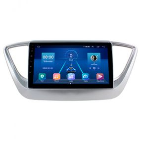 Штатна магнітола 9" Lesko для Hyundai Solaris II 2017-2020 4/64Gb/ 4G/ Wi-Fi/ CarPlay Premium Хюндай