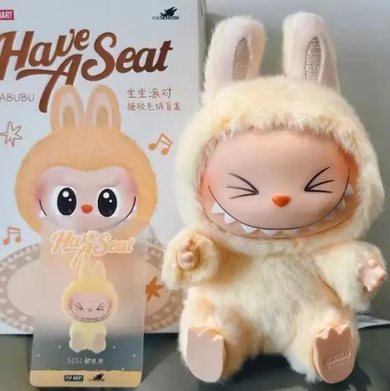 Сюрприз Брелок Labubu "Монстры" Pop Mart Лабубу трендовая плюшевая игрушка 15см | Зображення 5