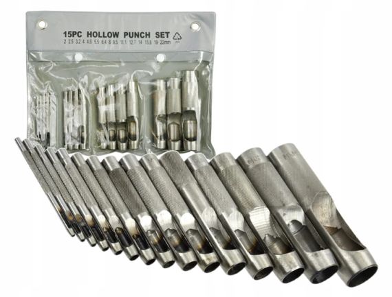 Набор пробойников Польша пробойник 2,0-22,0 мм 15 штук VOREL-76700