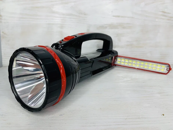 Ліхтарик ручний акумуляторний, багатофункціональний ручний переносний ліхтар прожектор | Зображення 2