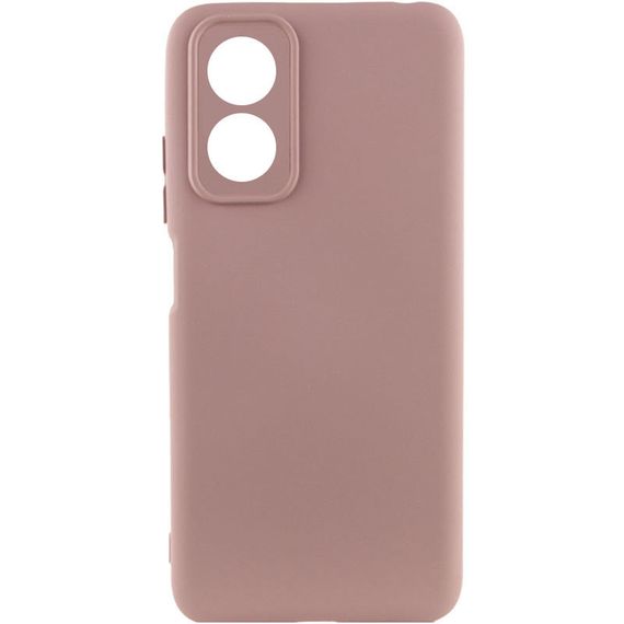 Чехол Silicone Cover Lakshmi Full Camera (A) для Oppo A17 Full camera, Рожевий/Pink Sand