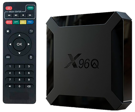 HD приставка Smart TV стационарный медиаплеер (смарт ТВ приставка) Vontar X96Q 1GB/8GB черный (X96Q-1-8_899) | Зображення 2