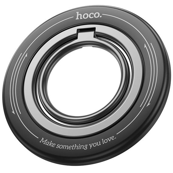 Магнитный держатель для телефона Hoco GH3 Enjoy Black | Зображення 1