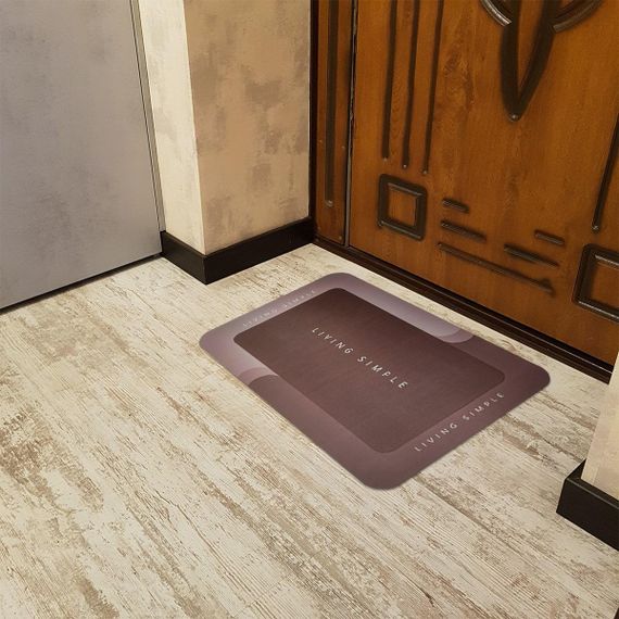 Вологопоглинаючий килимок сірий "Living Simple" 40*60CM*3MM (D) SW-00001572 | Зображення 6