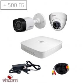 Комплект видеонаблюдения Dahua HDCVI-11WD KIT HDD500