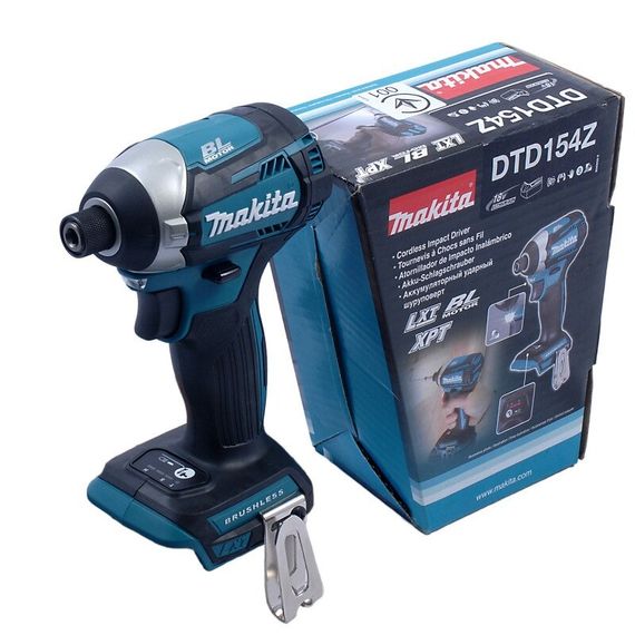 Винтоверт импульсный аккумуляторный Makita (175 Нм, 1/4", BL, LXT, без аккумуляторов и зардного устройства) | Зображення 7