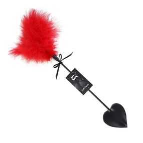 Щекоталка со шлепалкой Пика Art of Sex – Puff Peak, красная sexstyle