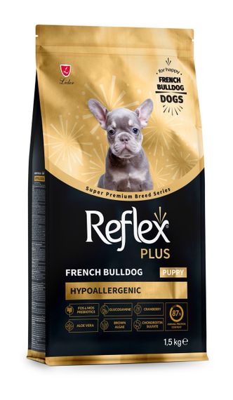 Сухий корм для цуценят породи французький бульдог Reflex Plus French Bulldog Puppy, 1.5 кг | Зображення 1