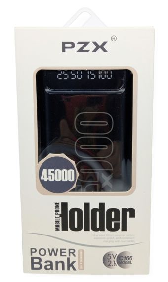 Power Bank 45000 mAh 2,1А реальна ємність PZX C166 зарядка зовнішній акумулятор павербанк сертифікований | Зображення 7