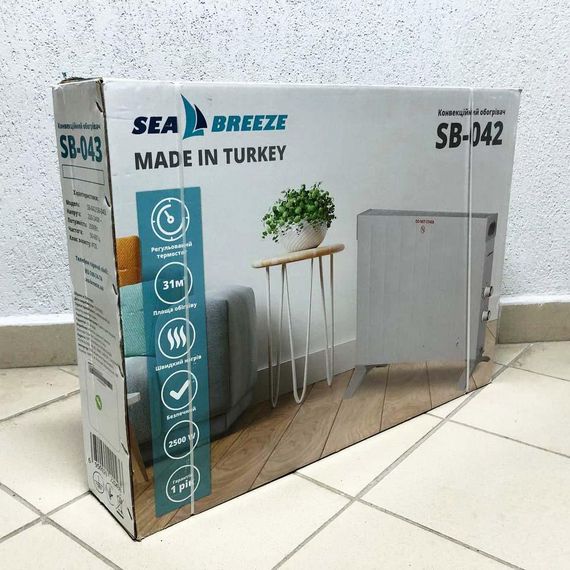 Конвектор SeaBreeze SB-042 2500 Вт, Конвекторные обогреватели для дома 2500w, Электроконвектор | Зображення 7