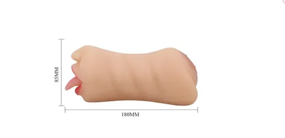 Мастурбатор c двумя входами Crazy Bull - Sarah soft skin, BM-009240N sexstyle | Зображення 1