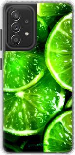 Чохол на Samsung Galaxy A52s 5G A528B Зелені часточки лимона "852pc-2583-2448"