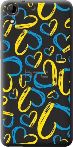 Чехол на HTC Desire 728G Сердца UA "5292u-145-17620"