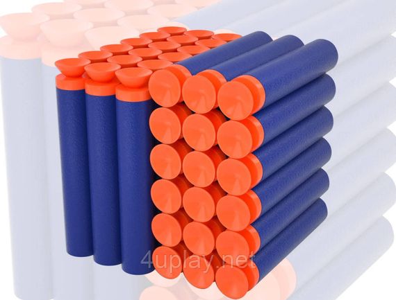 Патроны с присосками для NERF Игрушечные пули стрелы для бластеров Нерф EKIND Suction Foam Darts Elite 10шт. | Зображення 2