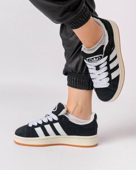 Жіночі кросівки Campus Black White Gum Fur 39 24.5 см | Зображення 1