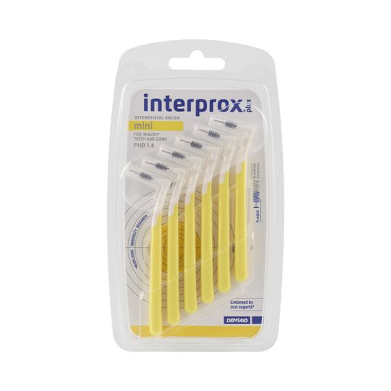 Щітка міжзубна INTERPROX PLUS 2G MINI 1.4 мм, 6 шт (арт.45700) (DENTAID)