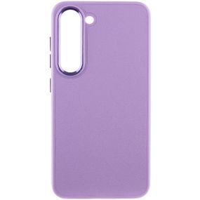 Кожаный чехол Bonbon Leather Metal Style для Samsung Galaxy S22+ Сиреневый / Dasheen
