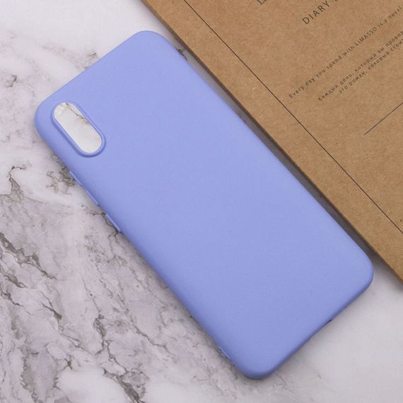 Чохол Silicone Cover Lakshmi (AA) для Xiaomi Redmi 9A Бузковий / Dasheen | Зображення 3
