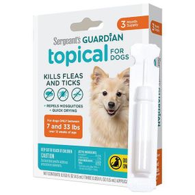 Sergeant’s Guardian Dogs сержантс гардиан капли от блох, клещей, комаров для собак 3.2-15кг, 1.5мл