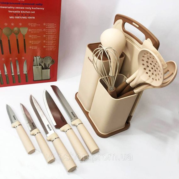 Кухонные предметы силикон Magio, Кухонный набор силиконовый для готовки, Набор половников для кухни PB-47 | Зображення 8