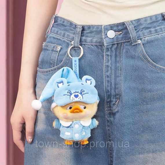Коллекционная мягкая игрушка с кольцом POP TOP 1983toys серии Upset Duck x Care Bears - Будь радугой | Зображення 2
