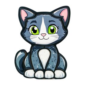 Детский пазл-вкладыш "Котик" Puz-22958, 13 элементов